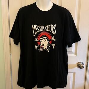 Messer Chups Tultex XXL Graphic T Shirt Black
